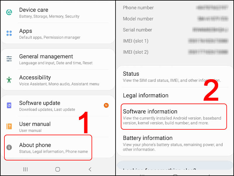 Truy cập thông tin phần mềm